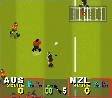 Super Rugby (Japan) screen shot game playing